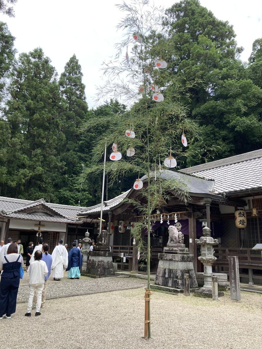 田守神社 7月13日 祇園祭 うちわ取り